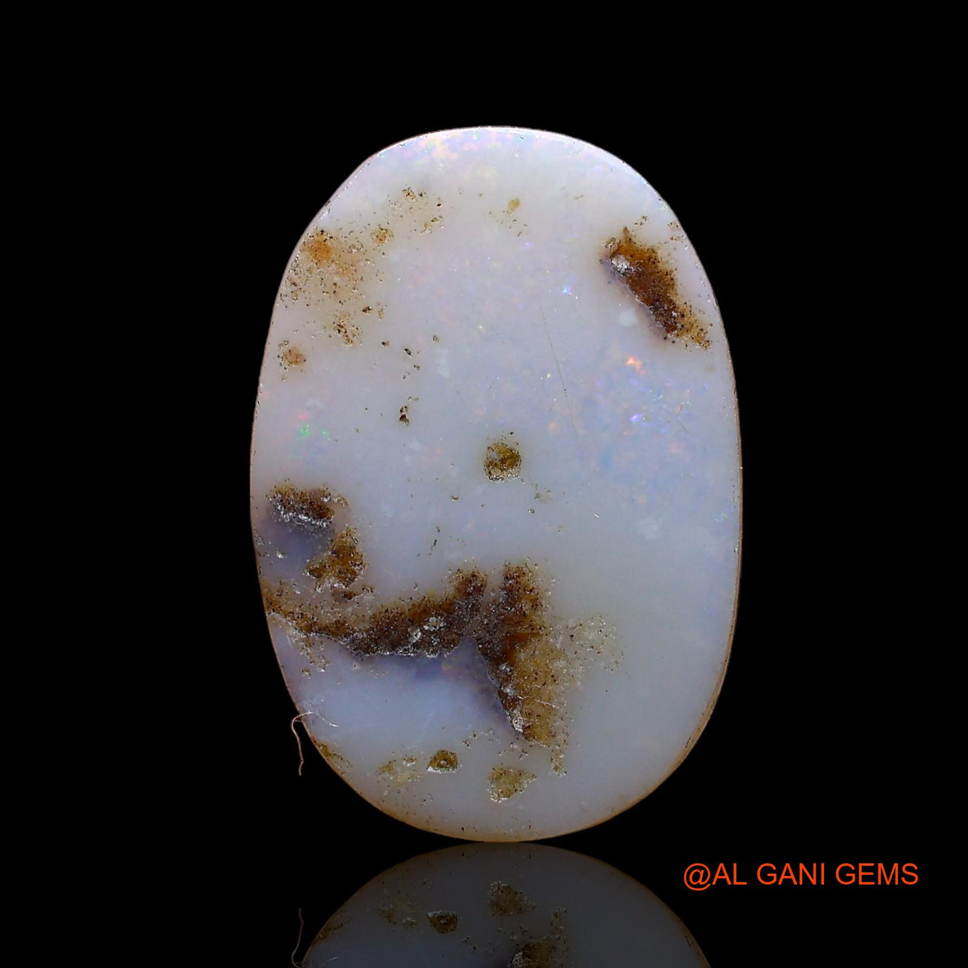 5.00 Cts Natural Australian Fire Opal Loose Gemstone Oval Cabochon 19x13x3 mm AC-818