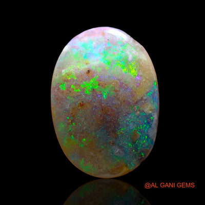 6.00 Cts Natural Australian Fire Opal Loose Gemstone Oval Cabochon 19x14x3 mm AC-819