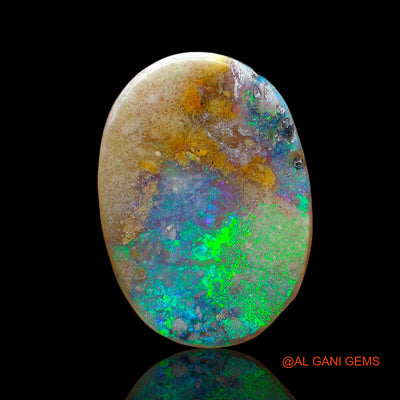 6.00 Cts Natural Australian Fire Opal Loose Gemstone Oval Cabochon 19x14x3 mm AC-819