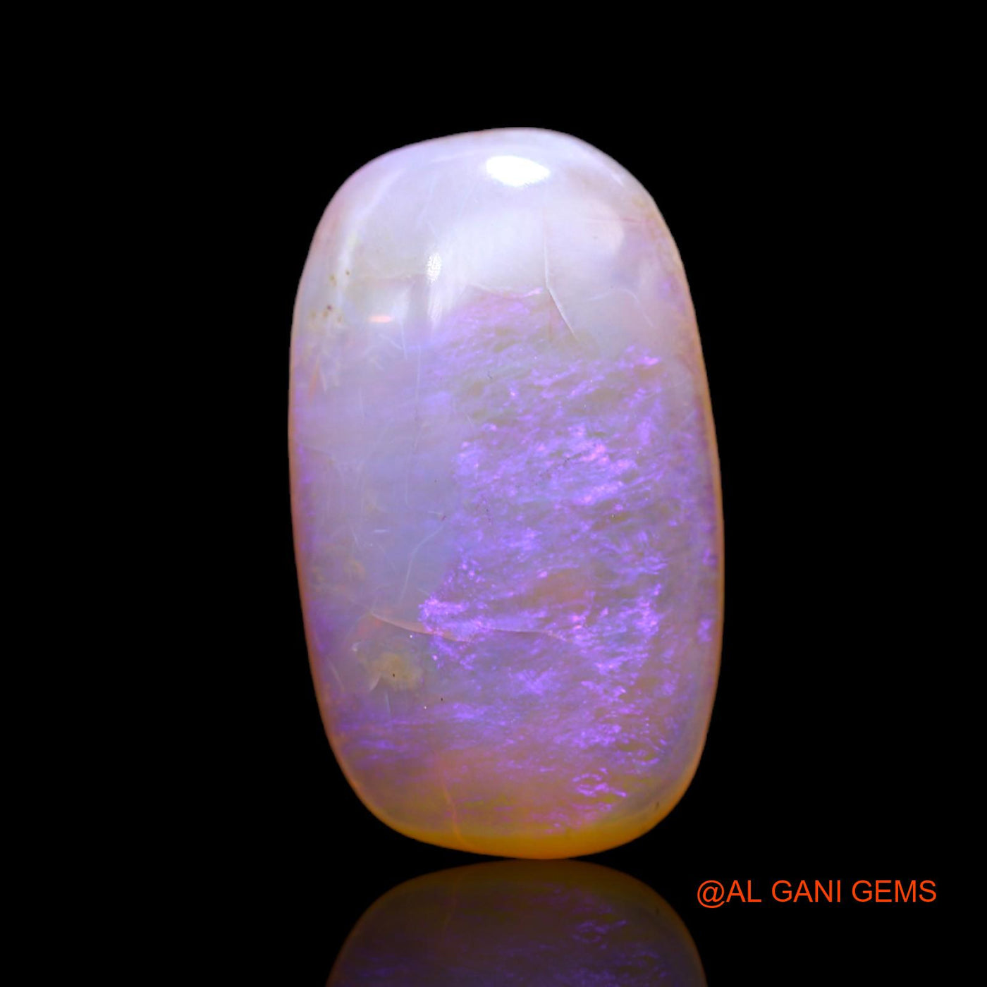 6.00 Cts Unheated Australian Fire Opal Loose Gemstone Oval Cabochon Natural 19x11x4 mm AC-81