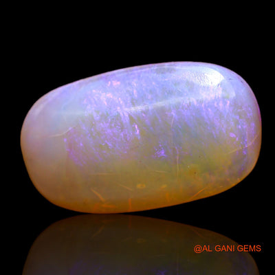 6.00 Cts Unheated Australian Fire Opal Loose Gemstone Oval Cabochon Natural 19x11x4 mm AC-81
