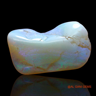 Natural Fire Opal Gemstone 6.00 Cts Loose Fancy Cabochon From Australia 20x11x3 mm AC-820