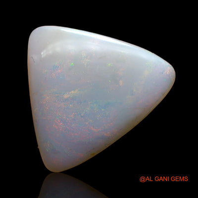 6.00 Cts Natural Australian Fire Opal Loose Gemstone Trillion Cabochon 19x16x3 mm AC-821