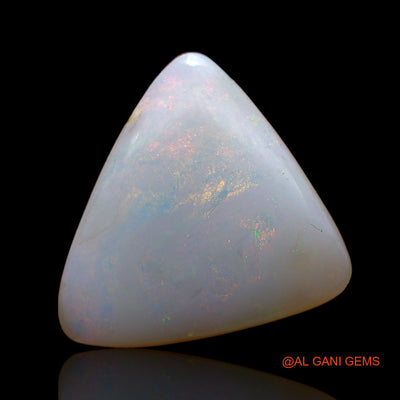 6.00 Cts Natural Australian Fire Opal Loose Gemstone Trillion Cabochon 19x16x3 mm AC-821