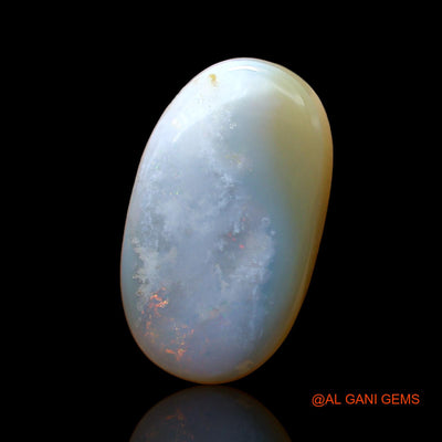 Natural Fire Opal Gemstone 9.00 Cts Loose Oval Cabochon From Australia 21x12x5 mm AC-822