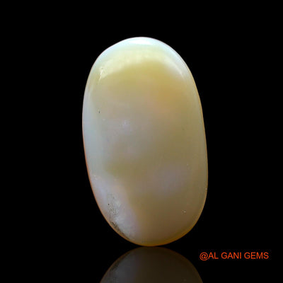 Natural Fire Opal Gemstone 9.00 Cts Loose Oval Cabochon From Australia 21x12x5 mm AC-822