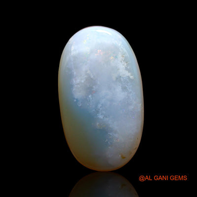 Natural Fire Opal Gemstone 9.00 Cts Loose Oval Cabochon From Australia 21x12x5 mm AC-822
