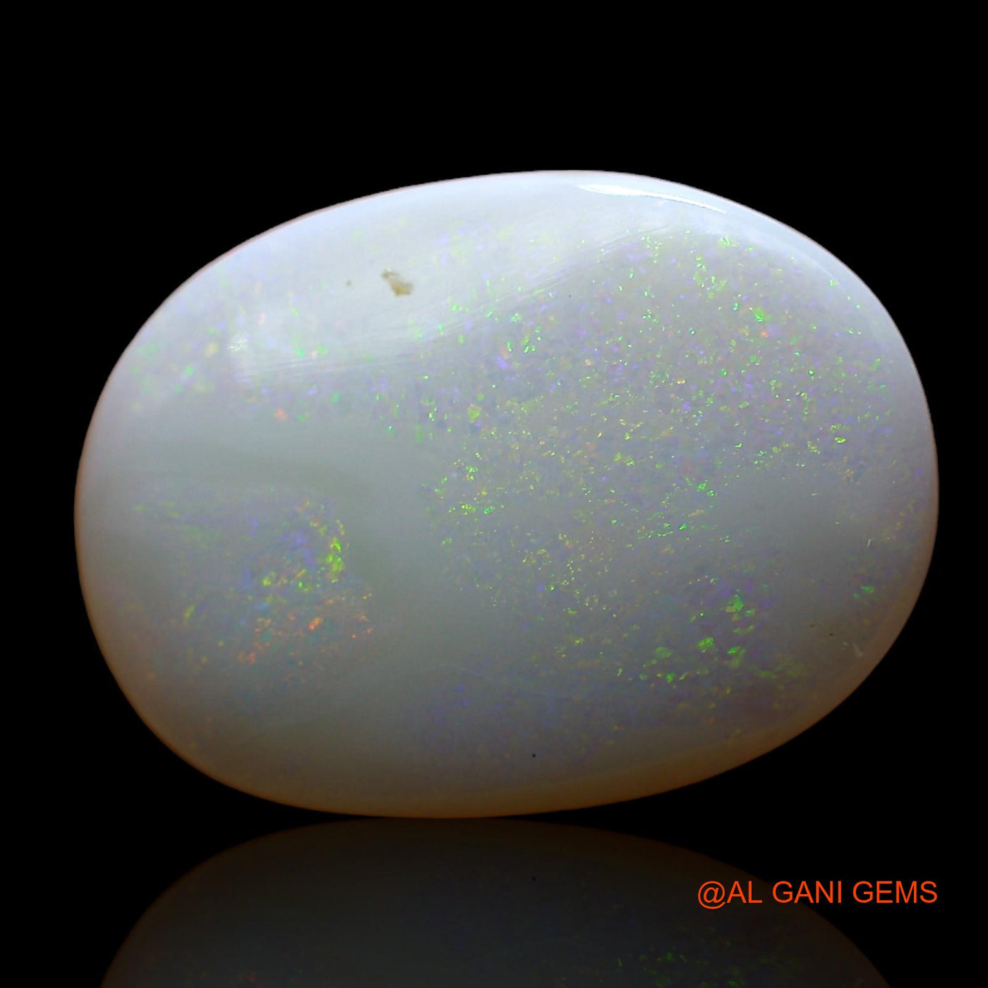 5.00 Cts Natural Australian Fire Opal Loose Gemstone Oval Cabochon 19x14x3 mm AC-823