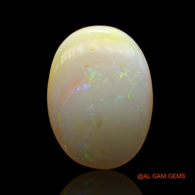 8.00 Cts Unheated Australian Fire Opal Loose Gemstone Oval Cabochon Natural 19x14x4 mm AC-824
