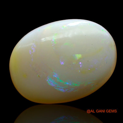 8.00 Cts Unheated Australian Fire Opal Loose Gemstone Oval Cabochon Natural 19x14x4 mm AC-824
