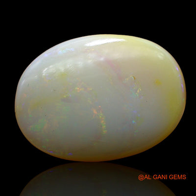 8.00 Cts Unheated Australian Fire Opal Loose Gemstone Oval Cabochon Natural 19x14x4 mm AC-824