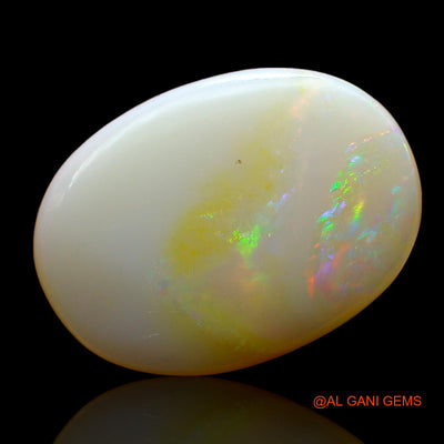 8.00 Cts Unheated Australian Fire Opal Loose Gemstone Oval Cabochon Natural 19x14x4 mm AC-824