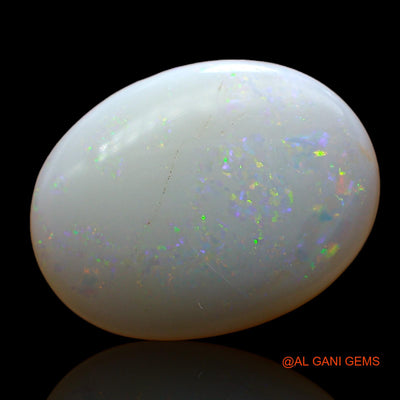 Natural Fire Opal Gemstone 6.00 Cts Loose Oval Cabochon From Australia 19x15x3 mm AC-826