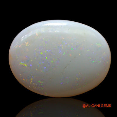 Natural Fire Opal Gemstone 6.00 Cts Loose Oval Cabochon From Australia 19x15x3 mm AC-826