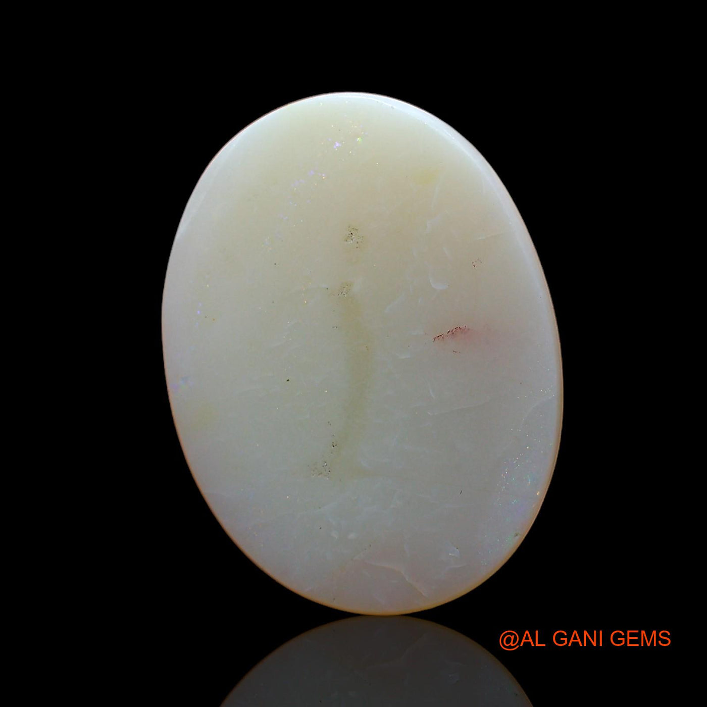 Natural Fire Opal Gemstone 6.00 Cts Loose Oval Cabochon From Australia 19x15x3 mm AC-826