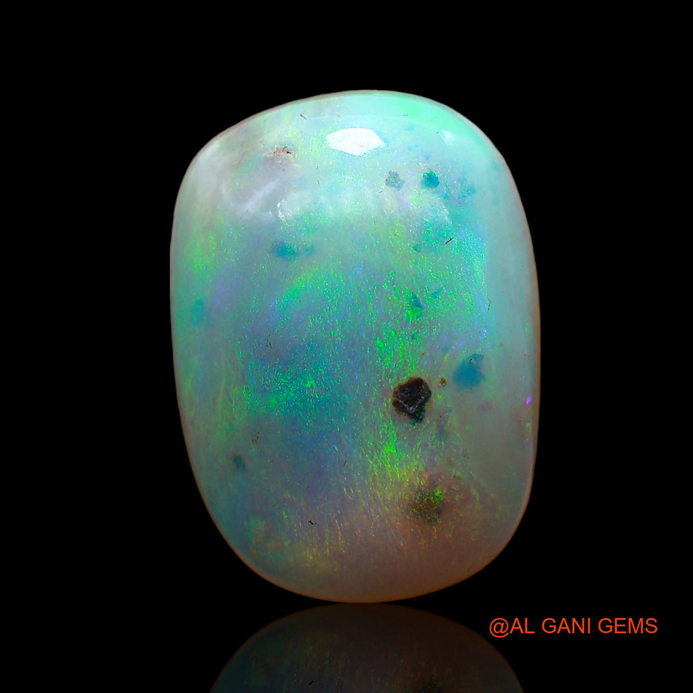 10.00 Cts Natural Australian Fire Opal Loose Gemstone Oval Cabochon 18x13x6 mm AC-828