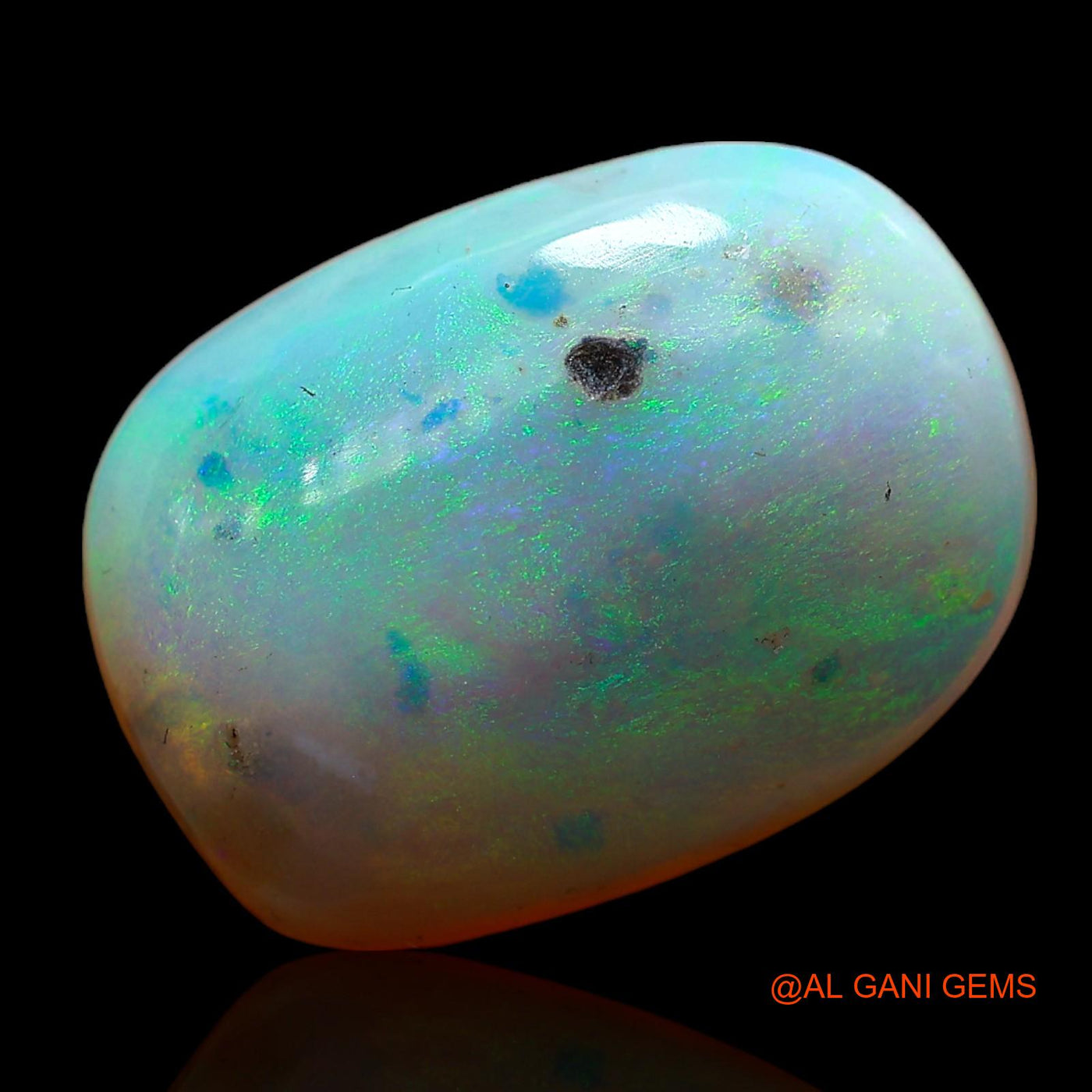 10.00 Cts Natural Australian Fire Opal Loose Gemstone Oval Cabochon 18x13x6 mm AC-828
