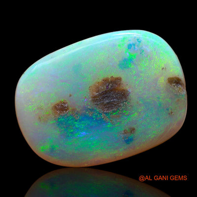 10.00 Cts Natural Australian Fire Opal Loose Gemstone Oval Cabochon 18x13x6 mm AC-828