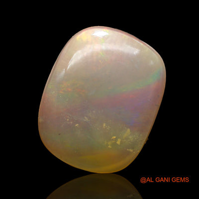 Natural Untreated Fire Opal Loose Gemstone Oval Cabochon From Australia 10.00 Cts 18x14x5 mm AC-829