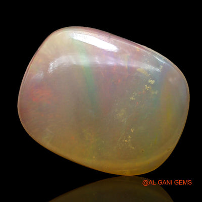 Natural Untreated Fire Opal Loose Gemstone Oval Cabochon From Australia 10.00 Cts 18x14x5 mm AC-829