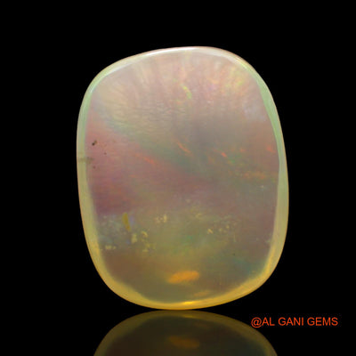 Natural Untreated Fire Opal Loose Gemstone Oval Cabochon From Australia 10.00 Cts 18x14x5 mm AC-829
