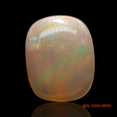 Natural Untreated Fire Opal Loose Gemstone Oval Cabochon From Australia 10.00 Cts 18x14x5 mm AC-829