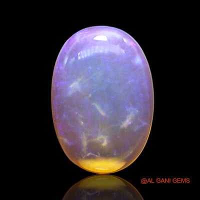 Natural Untreated Fire Opal Loose Gemstone Oval Cabochon From Australia 6.00 Cts 18x12x4 mm AC-82