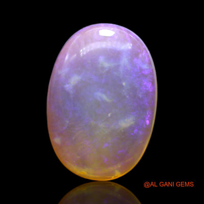 Natural Untreated Fire Opal Loose Gemstone Oval Cabochon From Australia 6.00 Cts 18x12x4 mm AC-82