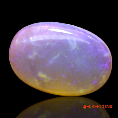 Natural Untreated Fire Opal Loose Gemstone Oval Cabochon From Australia 6.00 Cts 18x12x4 mm AC-82