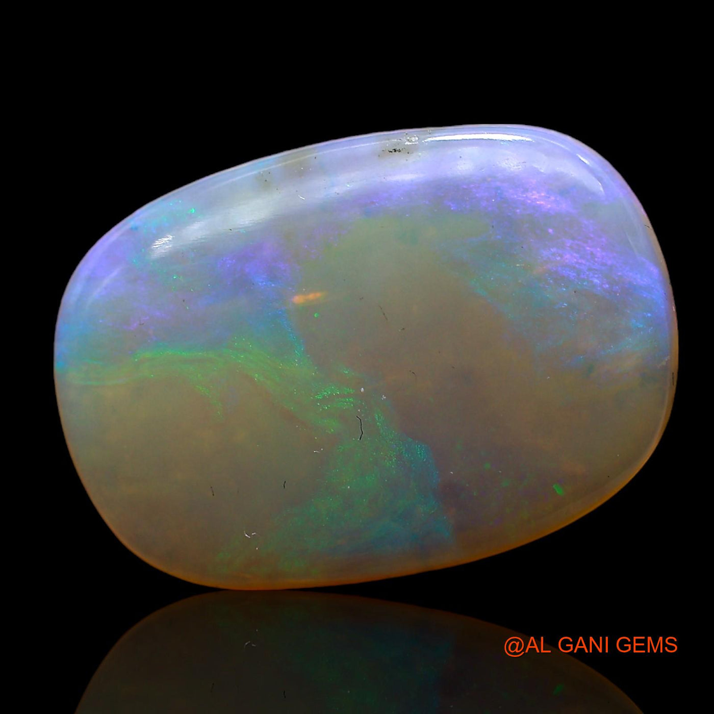 6.00 Cts Natural Australian Fire Opal Loose Gemstone Oval Cabochon 19x13x3 mm AC-830