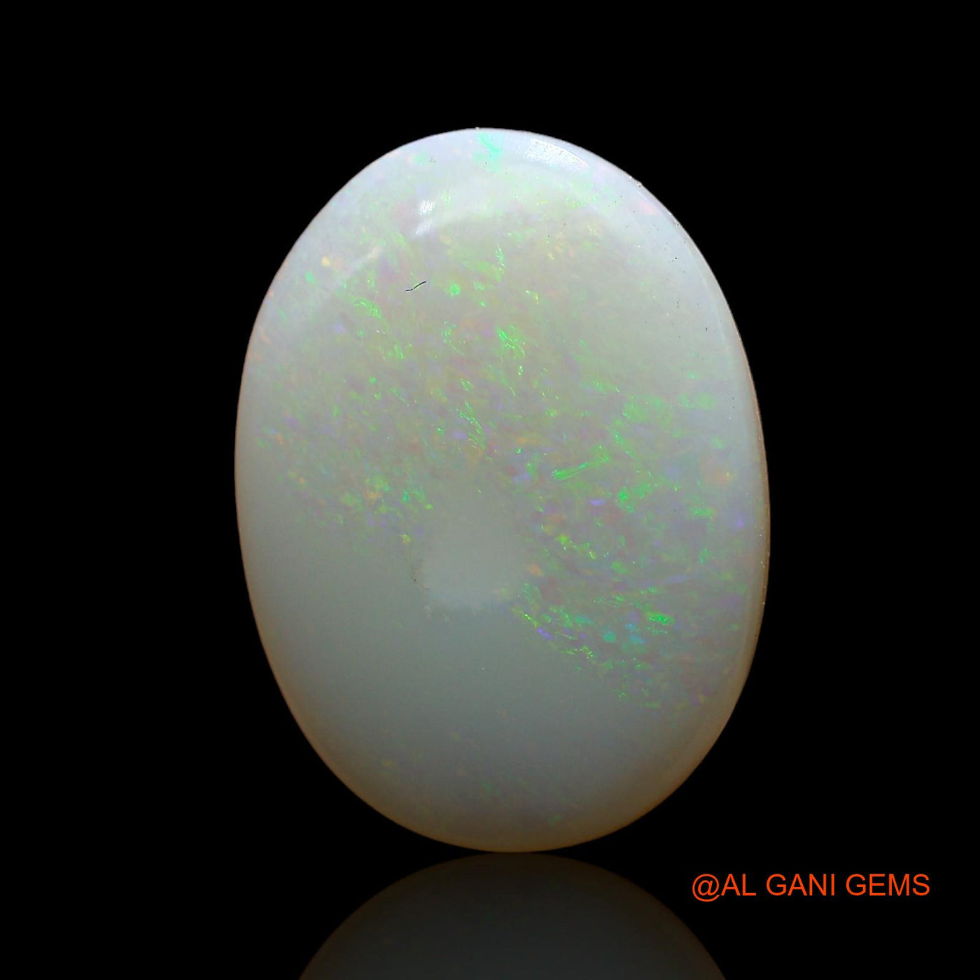 6.00 Cts Unheated Australian Fire Opal Loose Gemstone Oval Cabochon Natural 19x14x3 mm AC-831