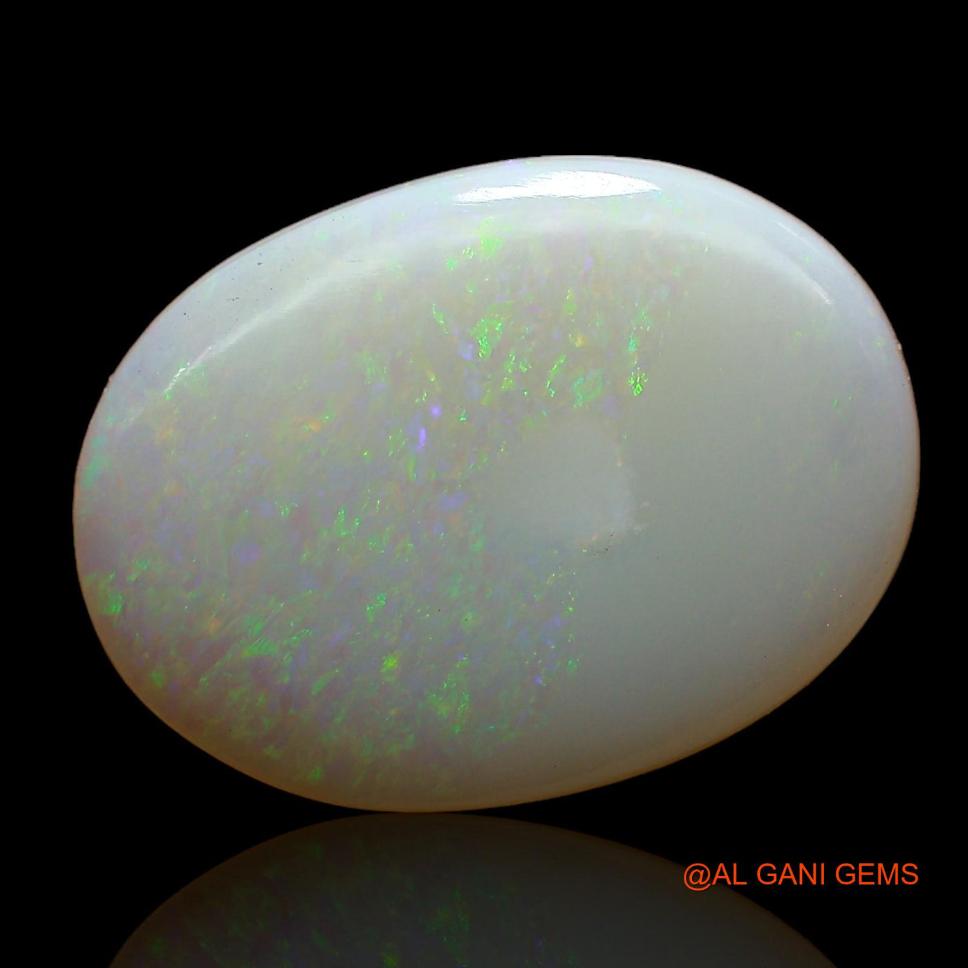 6.00 Cts Unheated Australian Fire Opal Loose Gemstone Oval Cabochon Natural 19x14x3 mm AC-831