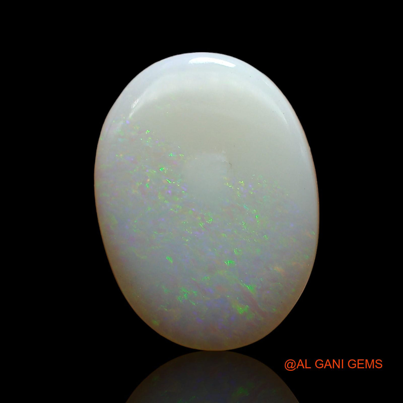6.00 Cts Unheated Australian Fire Opal Loose Gemstone Oval Cabochon Natural 19x14x3 mm AC-831