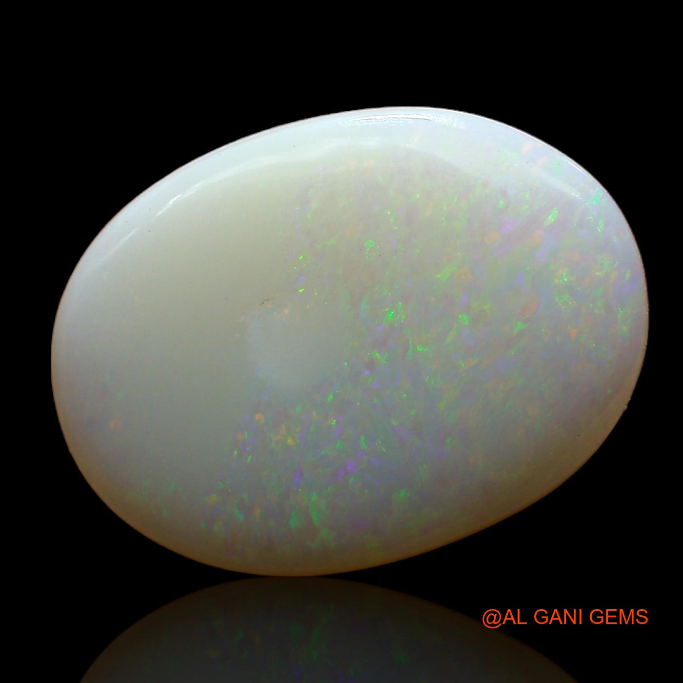 6.00 Cts Unheated Australian Fire Opal Loose Gemstone Oval Cabochon Natural 19x14x3 mm AC-831