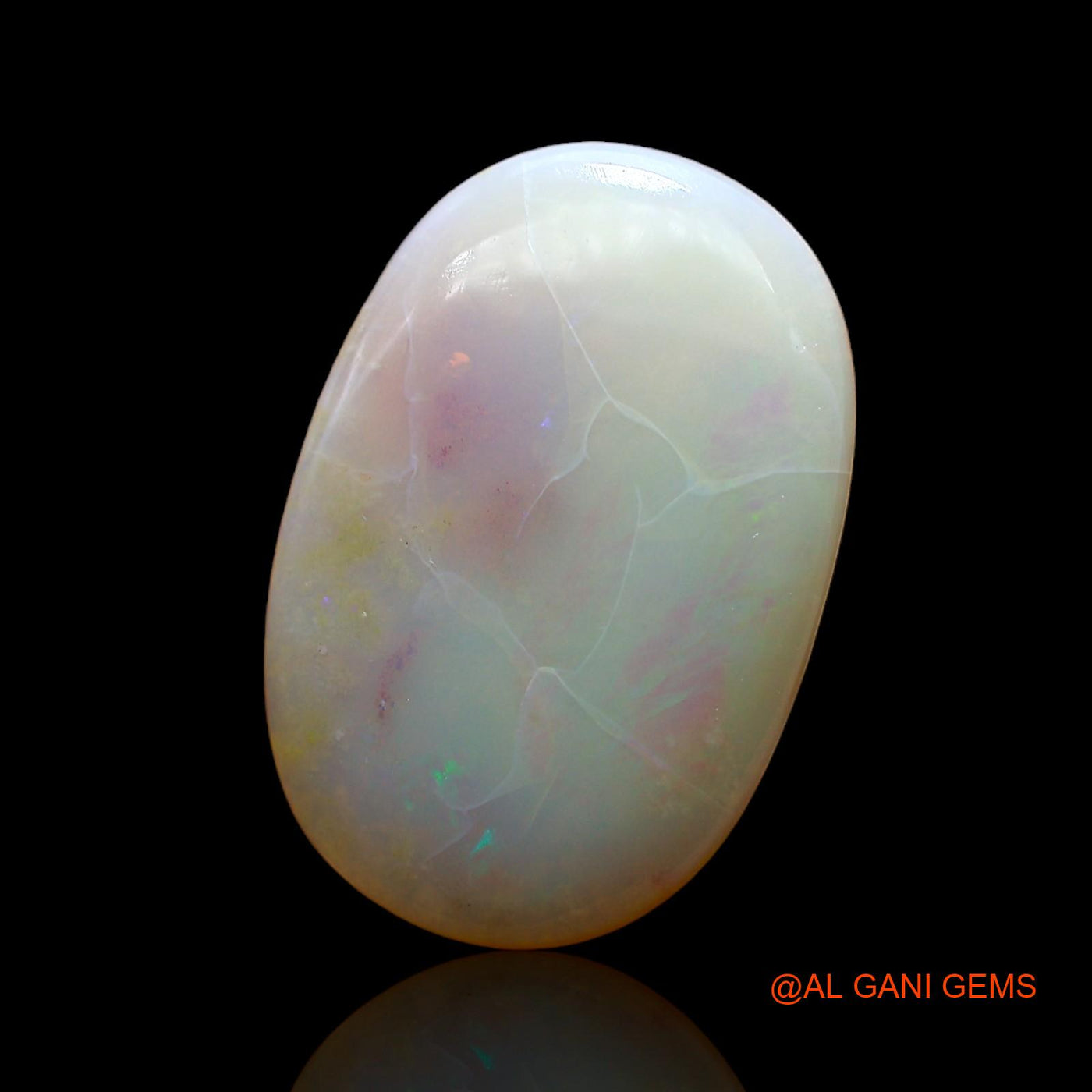 6.00 Cts Natural Australian Fire Opal Loose Gemstone Oval Cabochon 19x13x3 mm AC-833