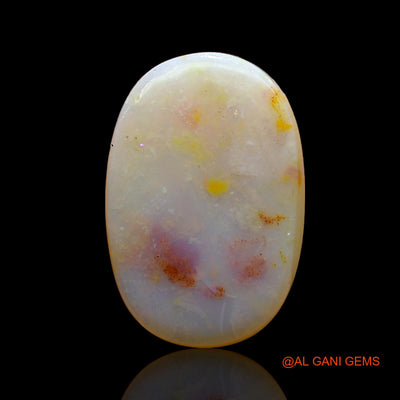 6.00 Cts Natural Australian Fire Opal Loose Gemstone Oval Cabochon 19x13x3 mm AC-833