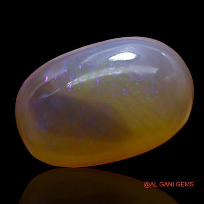 12.00 Cts Natural Australian Fire Opal Loose Gemstone Oval Cabochon 19x12x7 mm AC-834
