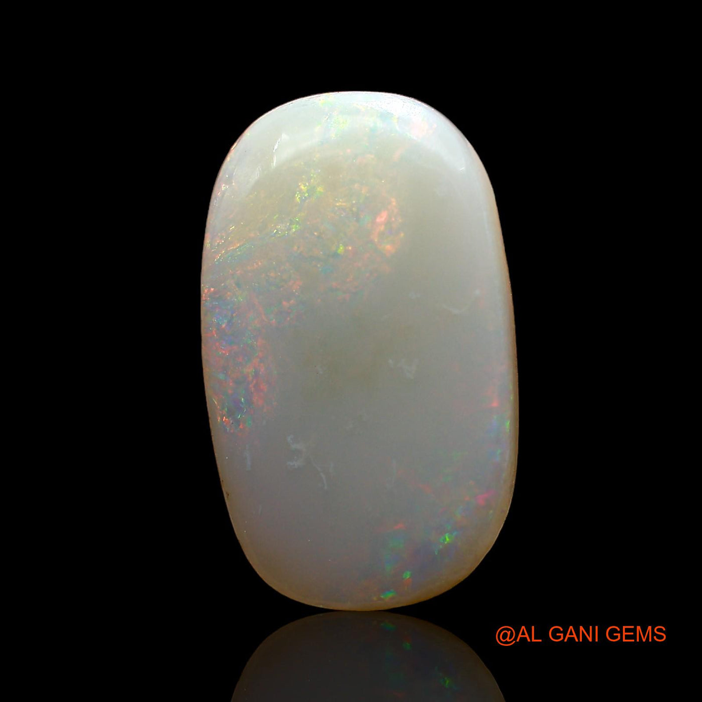 Natural Untreated Fire Opal Loose Gemstone Oval Cabochon From Australia 6.00 Cts 19x12x3 mm AC-836