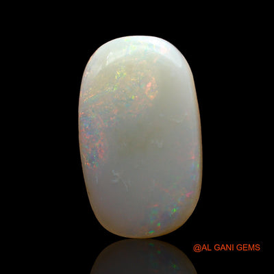 Natural Untreated Fire Opal Loose Gemstone Oval Cabochon From Australia 6.00 Cts 19x12x3 mm AC-836