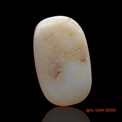 Natural Untreated Fire Opal Loose Gemstone Oval Cabochon From Australia 6.00 Cts 19x12x3 mm AC-836