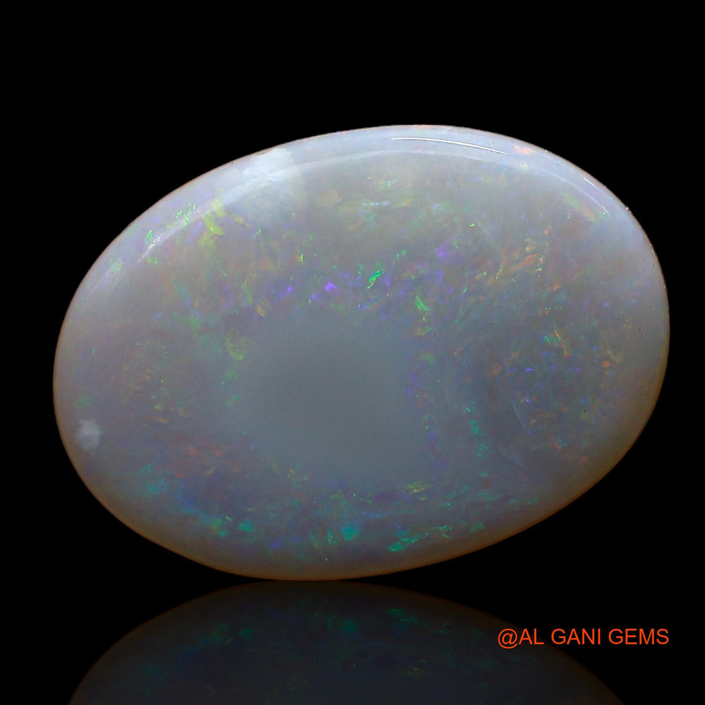 5.00 Cts Unheated Australian Fire Opal Loose Gemstone Oval Cabochon Natural 19x13x2 mm AC-837