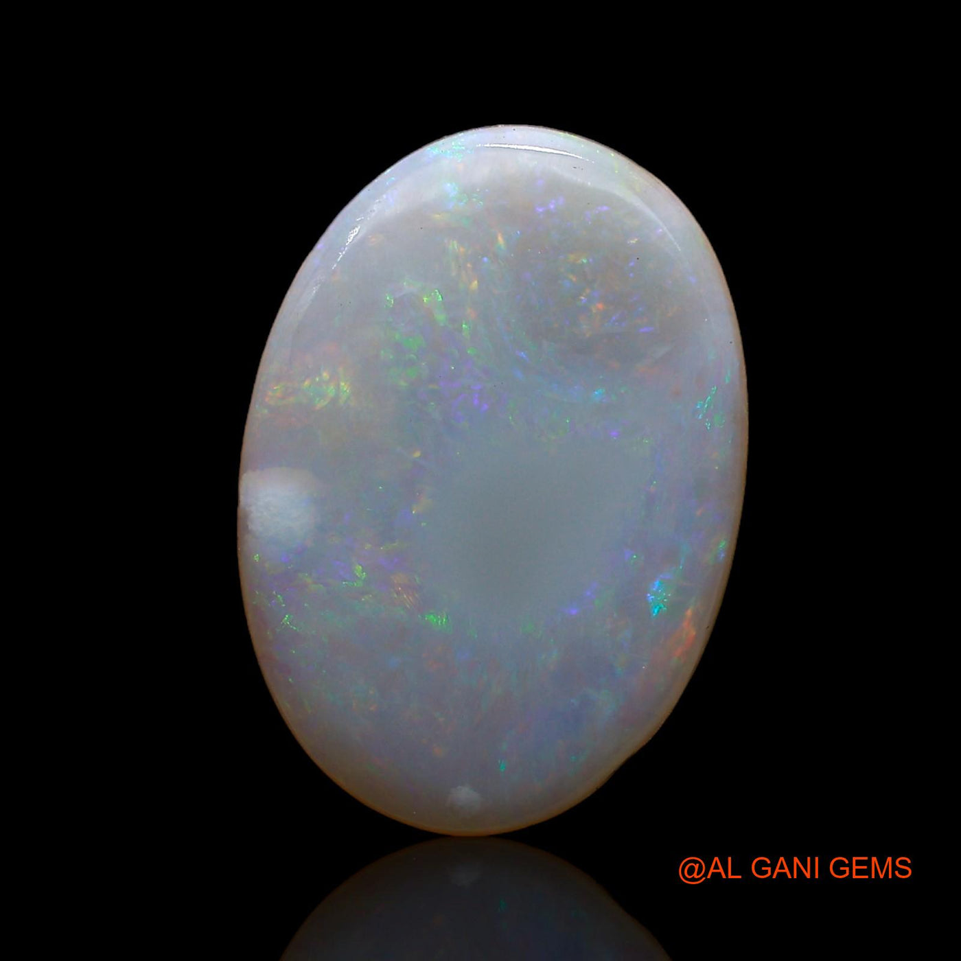 5.00 Cts Unheated Australian Fire Opal Loose Gemstone Oval Cabochon Natural 19x13x2 mm AC-837