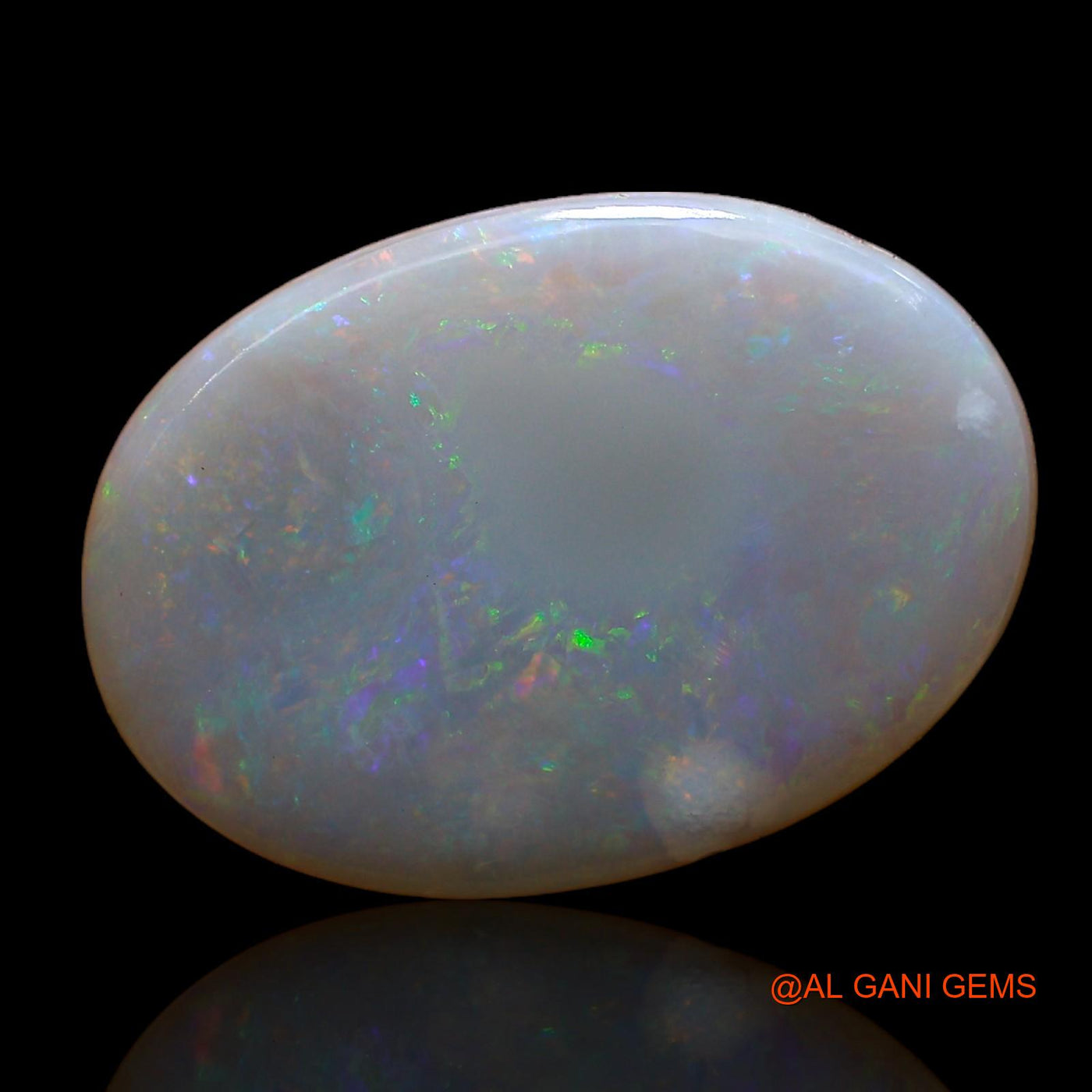 5.00 Cts Unheated Australian Fire Opal Loose Gemstone Oval Cabochon Natural 19x13x2 mm AC-837