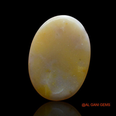 5.00 Cts Unheated Australian Fire Opal Loose Gemstone Oval Cabochon Natural 19x13x2 mm AC-837