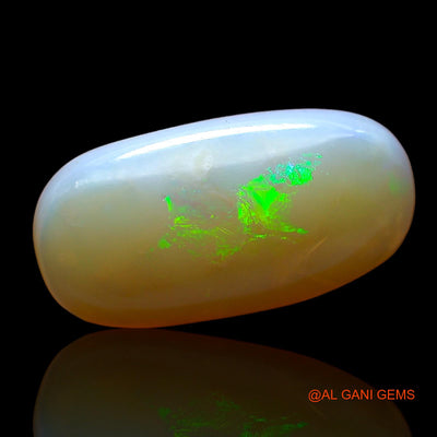 7.00 Cts Unheated Australian Fire Opal Loose Gemstone Oval Cabochon Natural 20x10x4 mm AC-838