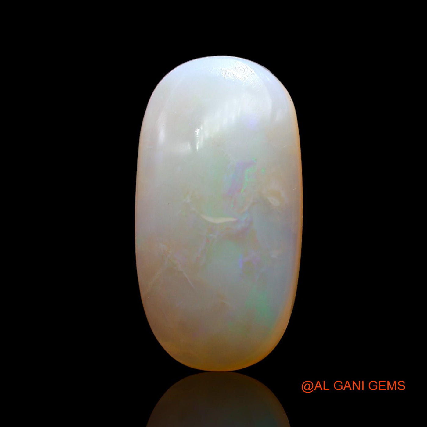 7.00 Cts Unheated Australian Fire Opal Loose Gemstone Oval Cabochon Natural 20x10x4 mm AC-838
