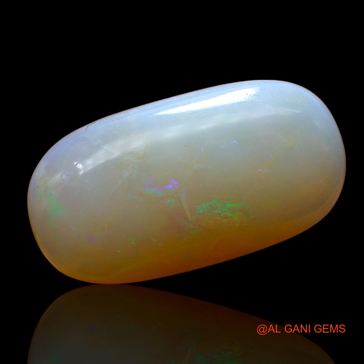 7.00 Cts Unheated Australian Fire Opal Loose Gemstone Oval Cabochon Natural 20x10x4 mm AC-838