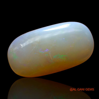 7.00 Cts Unheated Australian Fire Opal Loose Gemstone Oval Cabochon Natural 20x10x4 mm AC-838