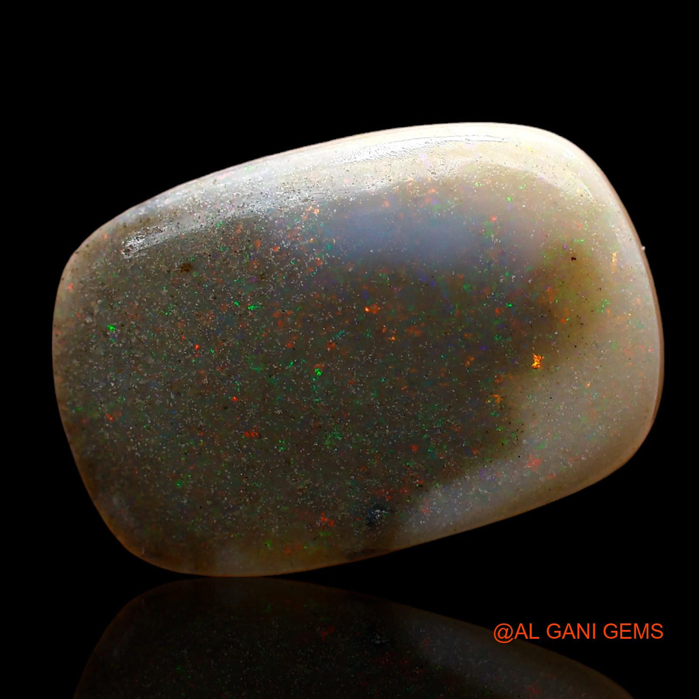 10.00 Cts Natural Australian Fire Opal Loose Gemstone Oval Cabochon 18x12x5 mm AC-839