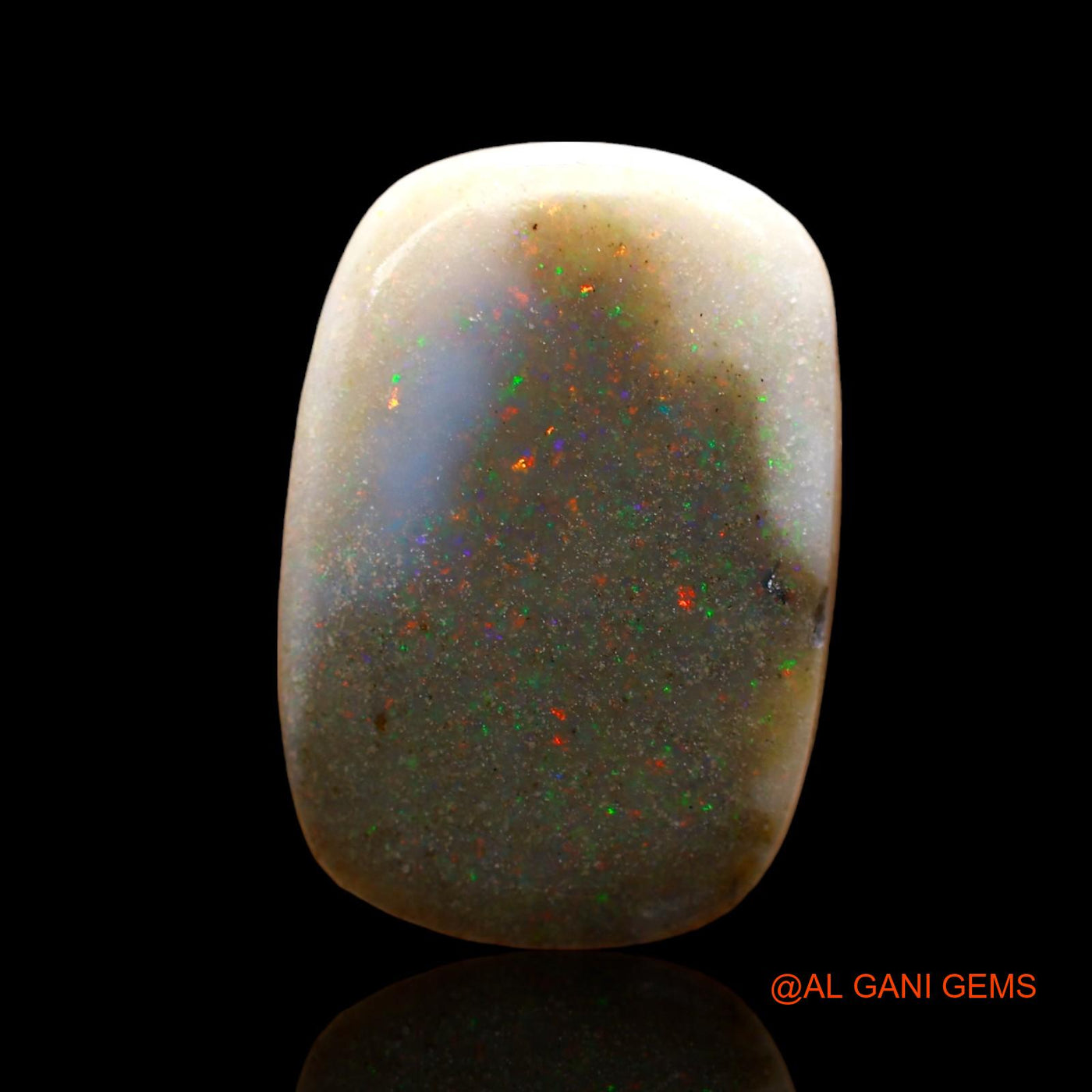 10.00 Cts Natural Australian Fire Opal Loose Gemstone Oval Cabochon 18x12x5 mm AC-839